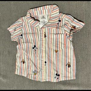 Disney’s Button Down Character Shirt 3-6MO